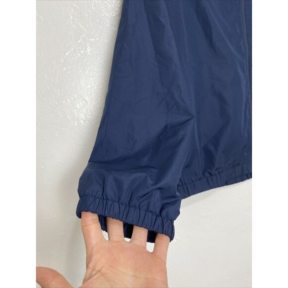 Uniqlo Hooded Parka Size M Navy Blue Women Full Zip Long Sleeve Water Repellent - Picture 3 of 13